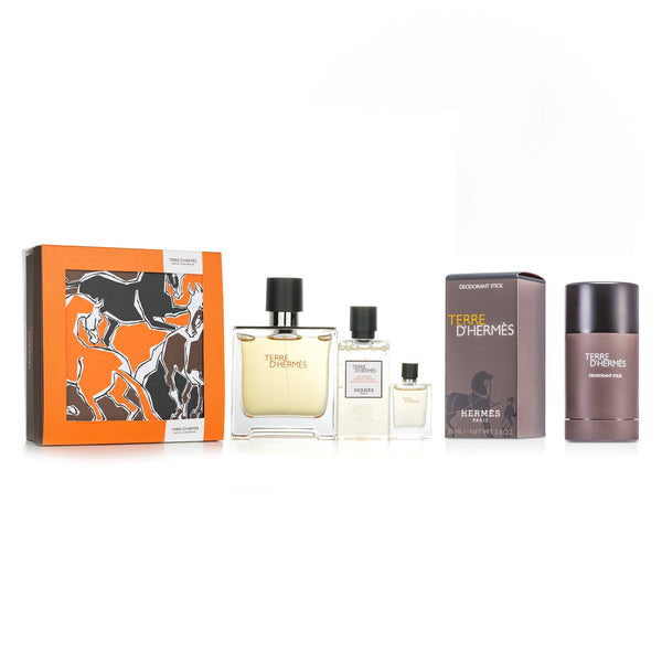 エルメス  Hermes Terre D'Hermes Pure Set + Terre D'Hermes Deodorant Stick   2pcs