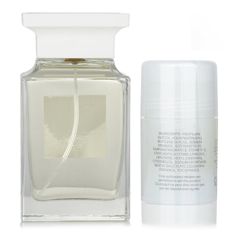 トム フォード  Tom Ford Private Blend White Suede Eau De Parfum Spray X Calvin Klein CK One Deodorant Stick   2pcs