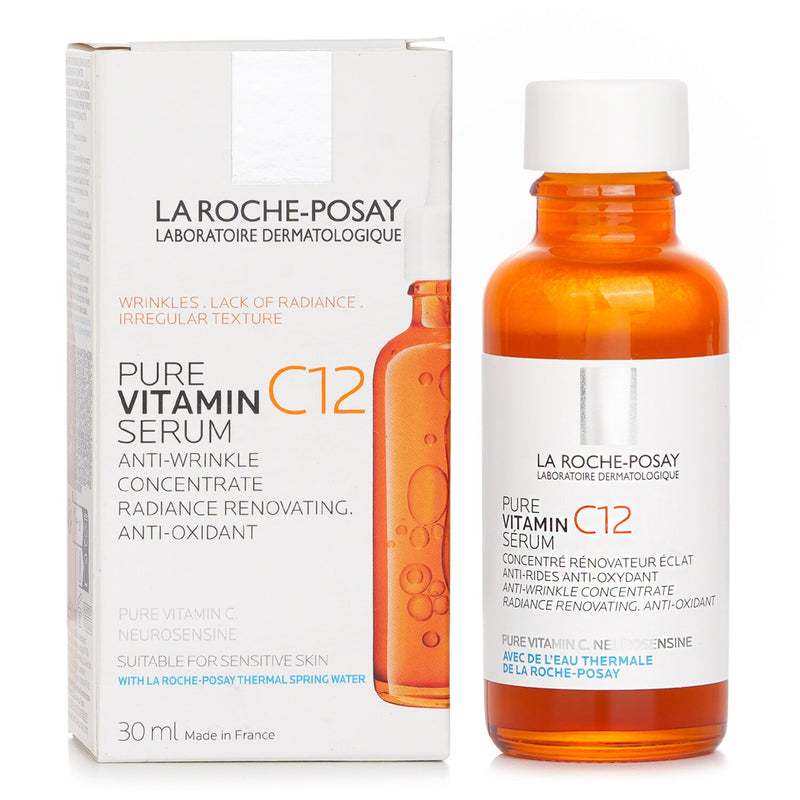ラロッシュポゼ  Pure Vitamin C12 Serum Anti Wrinkle Concentrate, Radiance Renovating, Anti-oxidant   30ml