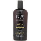 アメリカンクルー  3-in-1 Ginger + Tea Shampoo, Conditioner And Body Wash   250ml/8.4oz