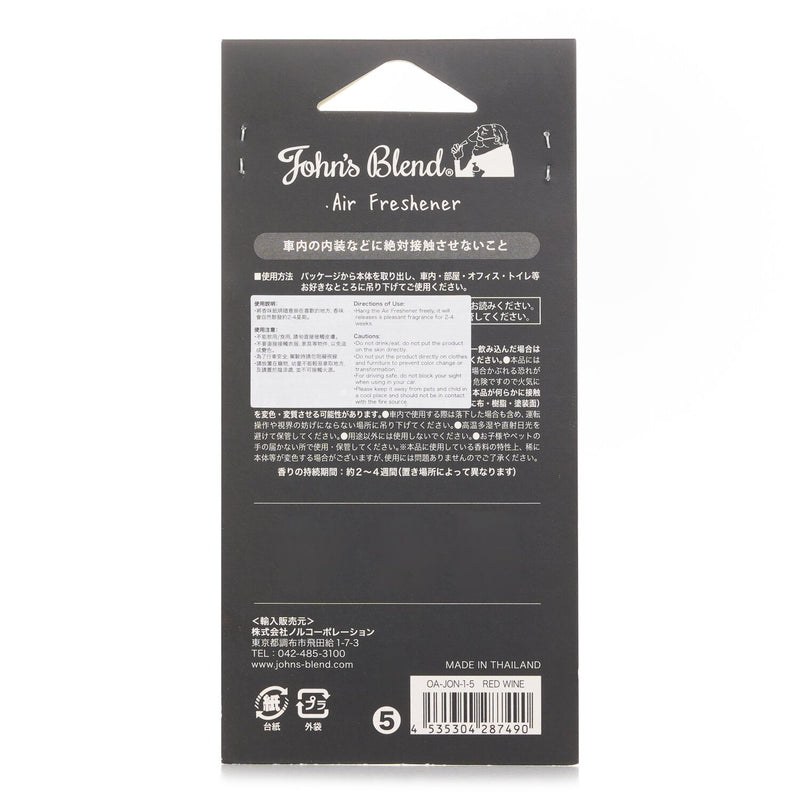 John's Blend  Air Freshener - Red Wine   1pc