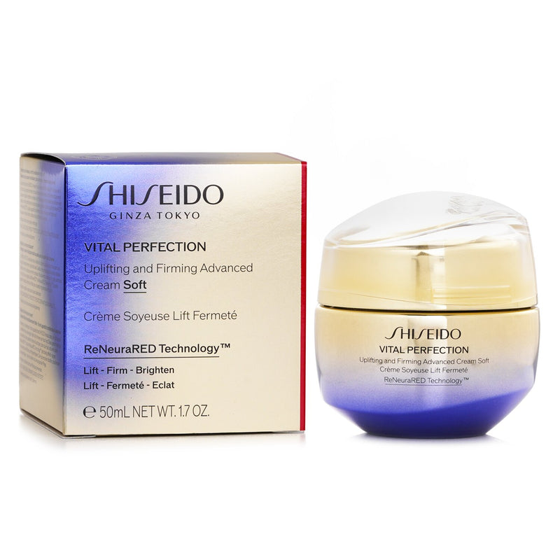 資生堂  Vital Perfection Uplifting And Firming Advanced Cream Soft   50ml