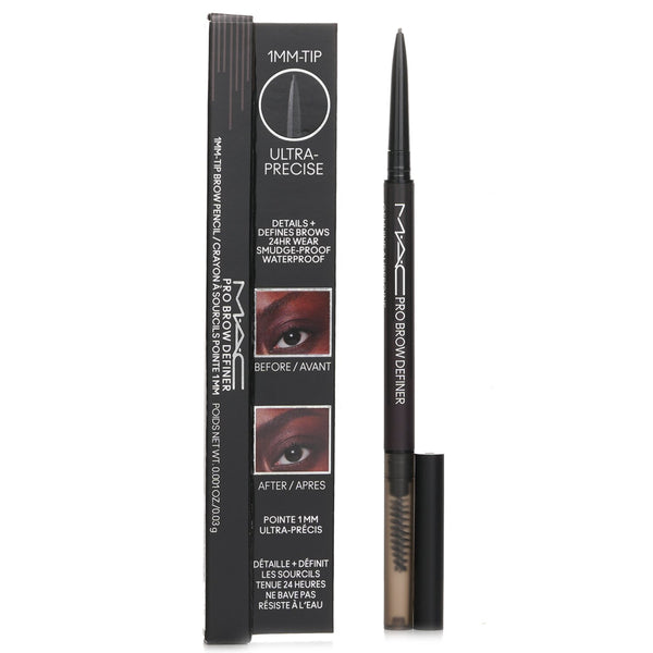 マック  Pro Brow Definer 1MM Tip Brow Pencil - # Genuine Aubergine   0.03g/0.001oz