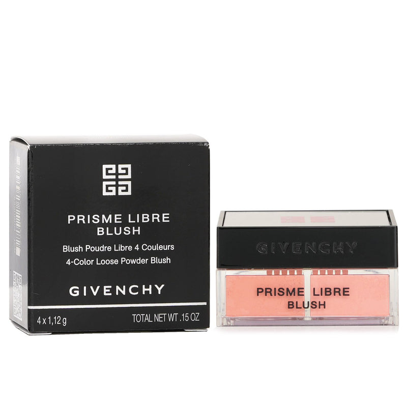 ジバンシィ  Prisme Libre Blush 4 Color Loose Powder Blush - # 6 Flanelle Rubis   4x1.12g/0.15oz