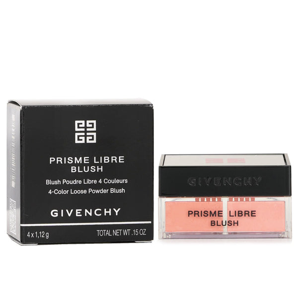 ジバンシィ  Prisme Libre Blush 4 Color Loose Powder Blush - # 6 Flanelle Rubis   4x1.12g/0.15oz