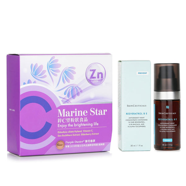 Skin Ceuticals  【ECKARE Marine Star Antioxidant Set】KO Influenza. Night Repair Damage. Antioxidant Protection.   2pcs