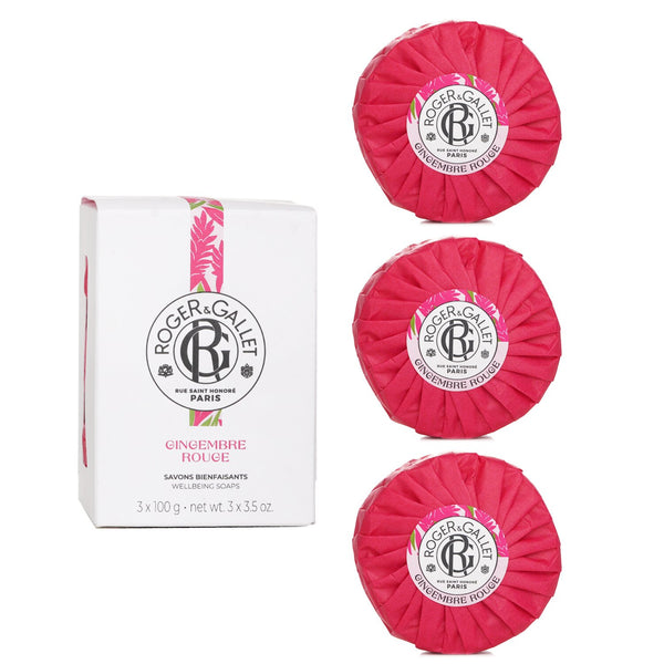 ロジェガレ  Gingembre Rouge Wellbeing Soaps Box   100gx3