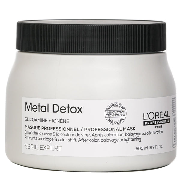 ロレアル  Serie Expert Metal Detox Glicoamine + Ionene Professional Mask   500ml