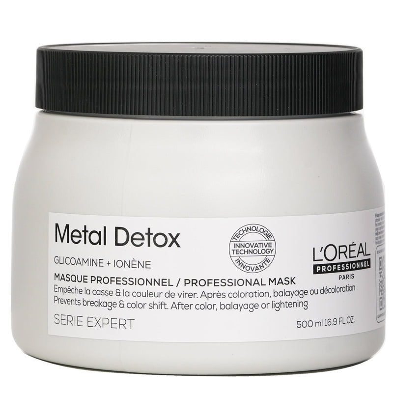 ロレアル  Serie Expert Metal Detox Glicoamine + Ionene Professional Mask   500ml