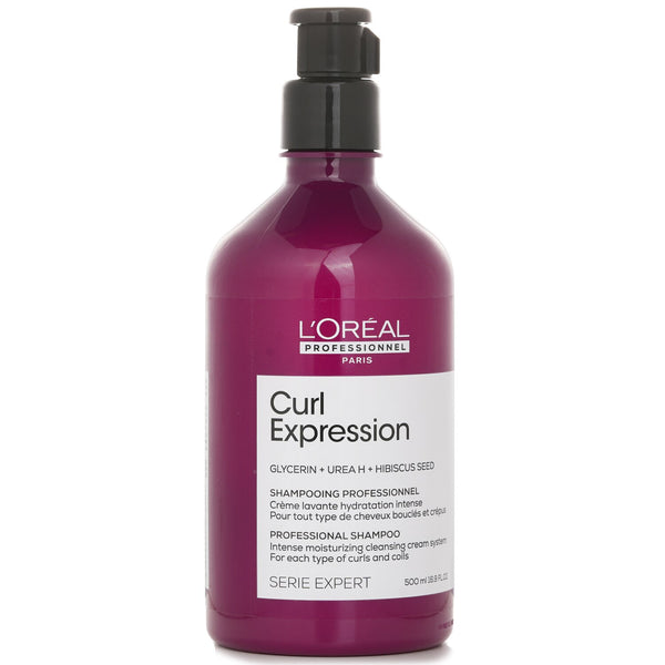 ロレアル  Serie Expert Curl Expression Glycerin + Urea H + Hibiscus Seed Professional Shampoo   500ml
