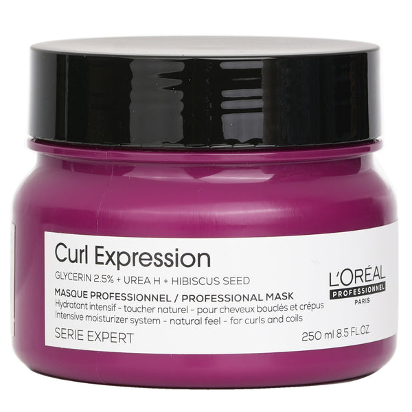 ロレアル  Serie Expert Curl Expression Glycerin 2.5% + Urea H + Hibiscus Seed Professional Mask   250ml