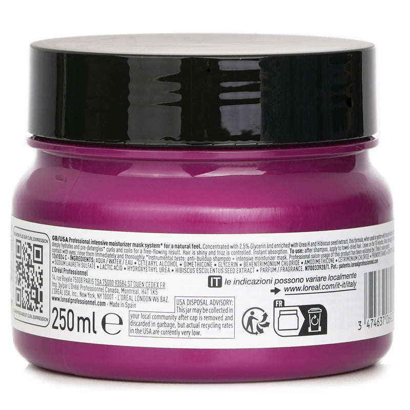 ロレアル  Serie Expert Curl Expression Glycerin 2.5% + Urea H + Hibiscus Seed Professional Mask   250ml