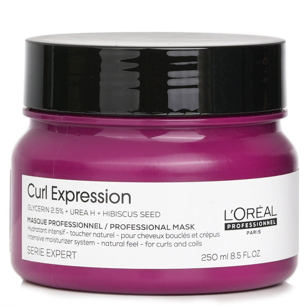 ロレアル  Serie Expert Curl Expression Glycerin 2.5% + Urea H + Hibiscus Seed Professional Mask   250ml