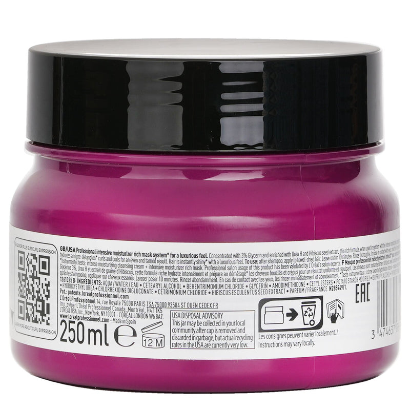 ロレアル  Serie Expert Curl Expression Glycerin 3% + Urea H + Hibiscus Seed Rich Professional Mask   250ml