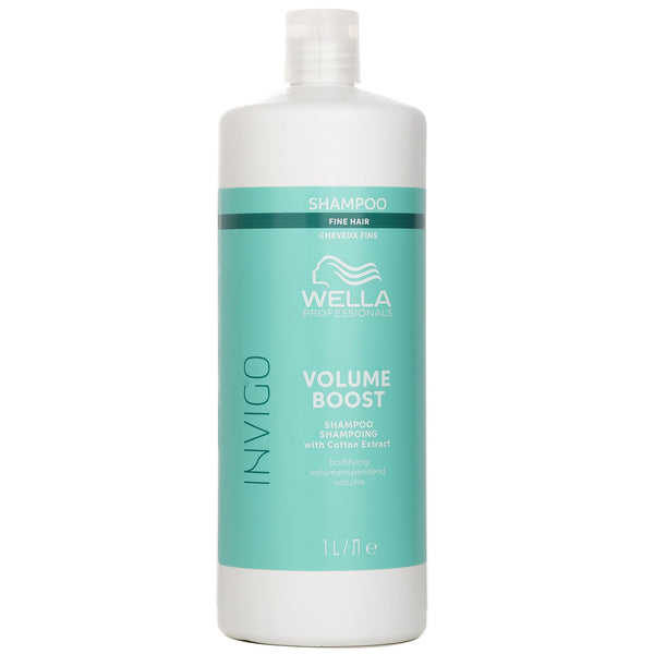 ウエラ  Invigo Volume Boost Shampoo With Cotton Extract Fine Hair   1000ml