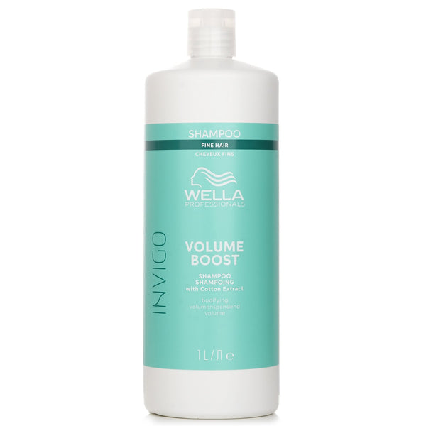 ウエラ  Invigo Volume Boost Shampoo With Cotton Extract Fine Hair   1000ml