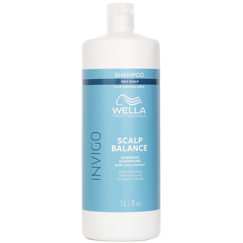 ウエラ  Invigo Scalp Balance Shampoo With Lotus Extract Oily Scalp   1000ml