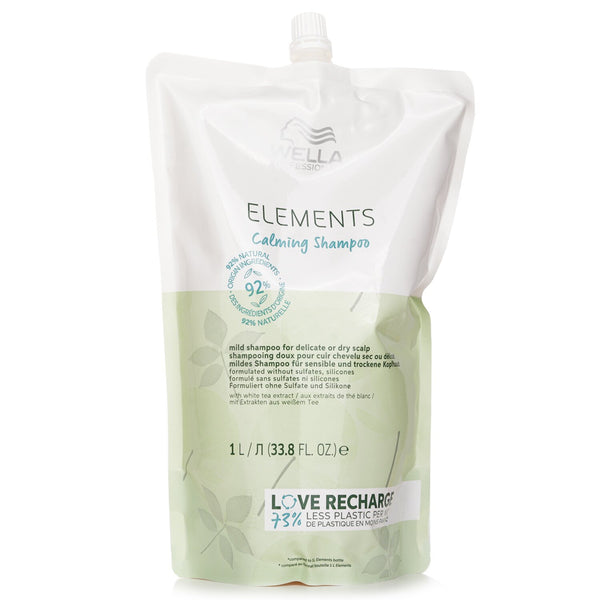 ウエラ  Elements Calming Shampoo Refill   1000ml