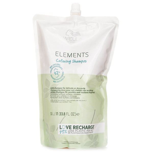 ウエラ  Elements Calming Shampoo Refill   1000ml