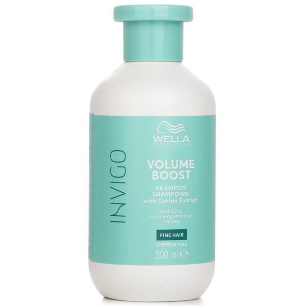 ウエラ  Invigo Volume Boost Shampoo With Cotton Extract Fine Hair   300ml