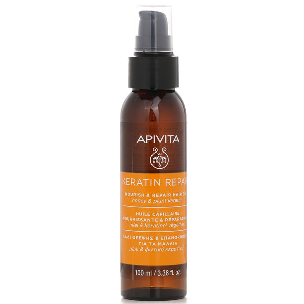 アピヴィータ  Keratin Repair Nourish & Repair Hair Oil Honey & Plant Keratin   100ml