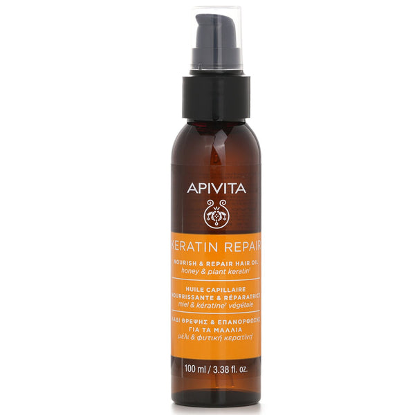 アピヴィータ  Keratin Repair Nourish & Repair Hair Oil Honey & Plant Keratin   100ml