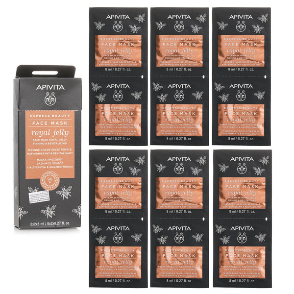 アピヴィータ  Express Beauty Royal Jelly Firming & Revitalizing Face Mask   6x 2 x8ml
