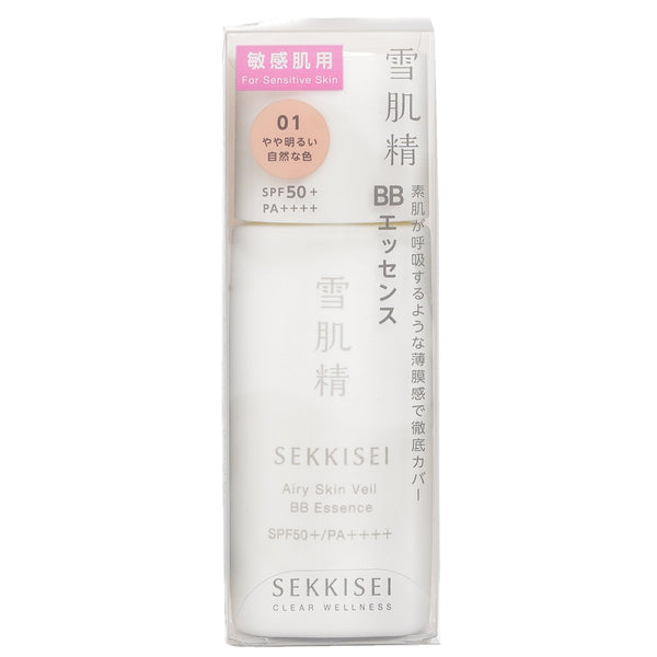 コーセー  SEKKISEI Airy Skin Veil BB Essence SPF50 - # 01   30ml