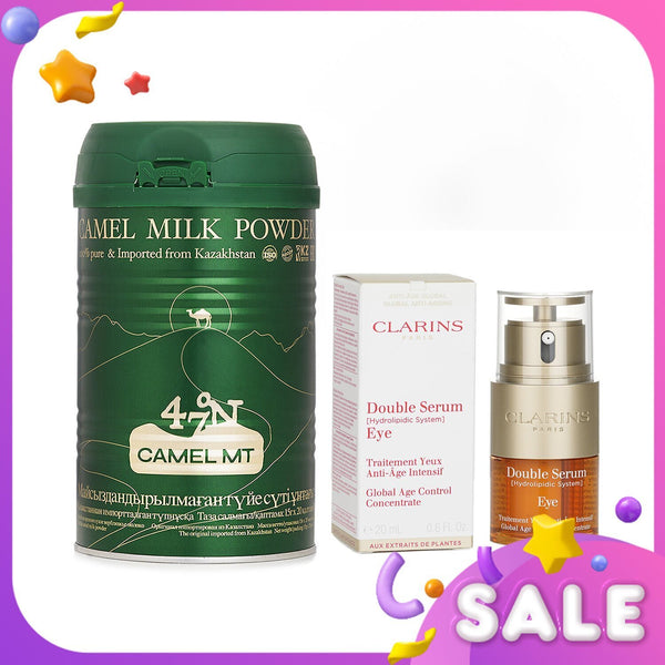 クラランス  Camel MT Camel Milk Powder + Clarins Double Serum Eye   2pcs