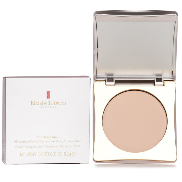 エリザベスアーデン  Flawless Finish Skincaring Pressed Powder - # Light   9.9g