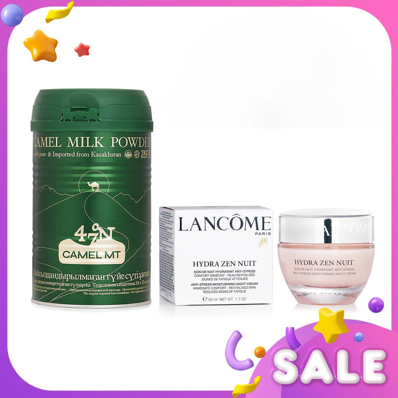 ランコム  Camel MT Camel Milk Powder + Lancome Hydra Zen Nuit Night Cream   2pcs