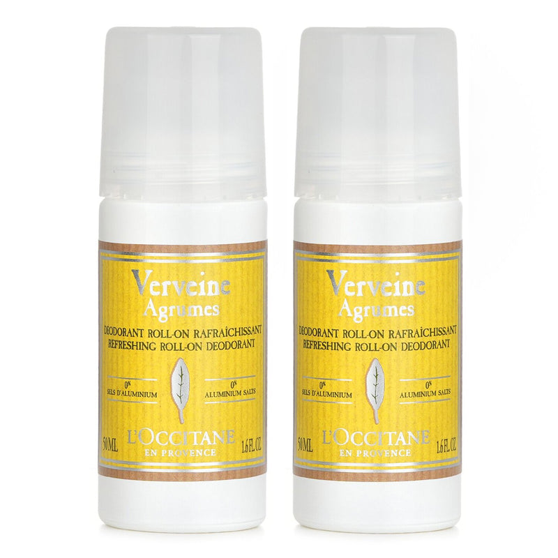 ロクシタン  【1+1 Set】Citrus Verbena Refreshing Roll-On Deodorant   50ml/1.6oz x2
