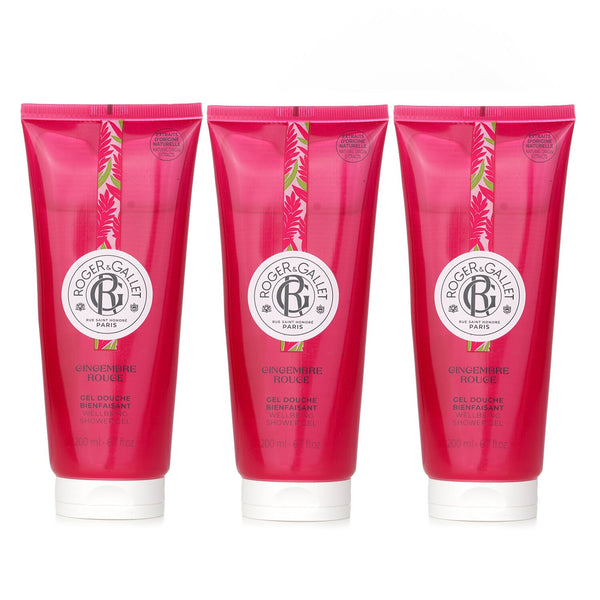 ロジェガレ  【Super Saver Pack】Gingembre Rouge Wellbeing Shower Gel x3   200ml/6.7oz x3