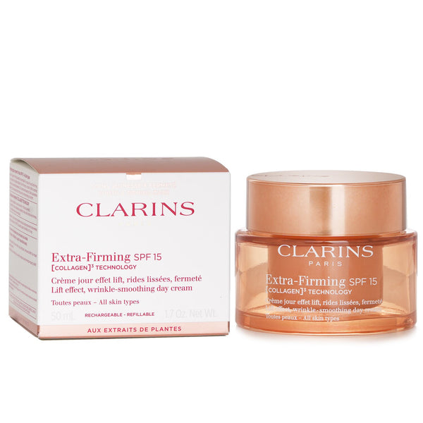 クラランス  Extra Firming SPF 15 Lift Effect Wrinkle Smoothing Day Cream   50ml