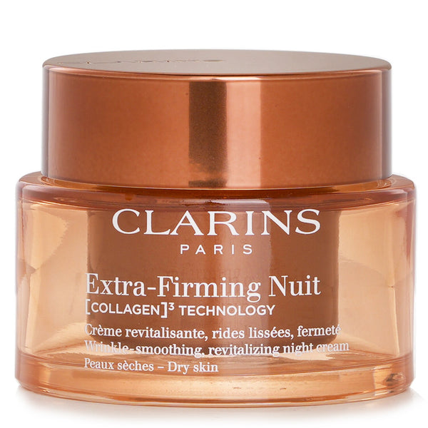 クラランス  Extra Firming Creme Nuit Wrinkle Smoothing Revitalizing Night Cream (Dry Skin)   50ml