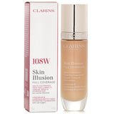 クラランス  Skin Illusion Full Coverage Foundation - # 108W   30ml