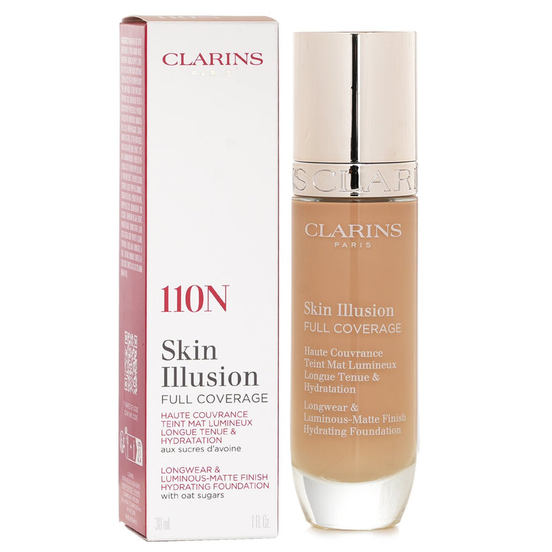 クラランス  Skin Illusion Full Coverage Foundation - # 110N   30ml