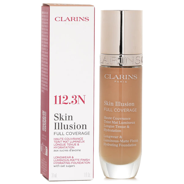 クラランス  Skin Illusion Full Coverage Foundation - # 112.3N   30ml