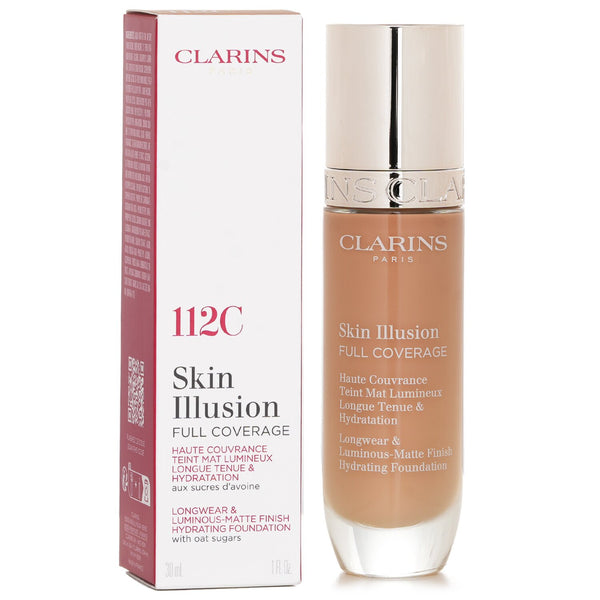 クラランス  Skin Illusion Full Coverage Foundation - # 112C   30ml