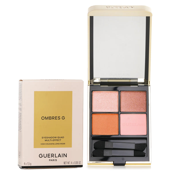 ゲラン  Ombres G 4 Colours Eyeshadow Palette - # 129 Honey Amber   4 x 1.5g