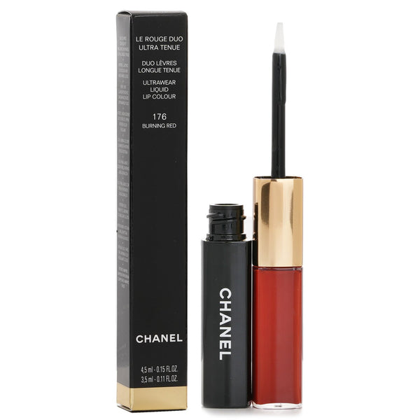 シャネル  Le Rouge Duo Ultrawear Liquid Lip Colour - # 176 Burning Red   4.5ml+3.5ml