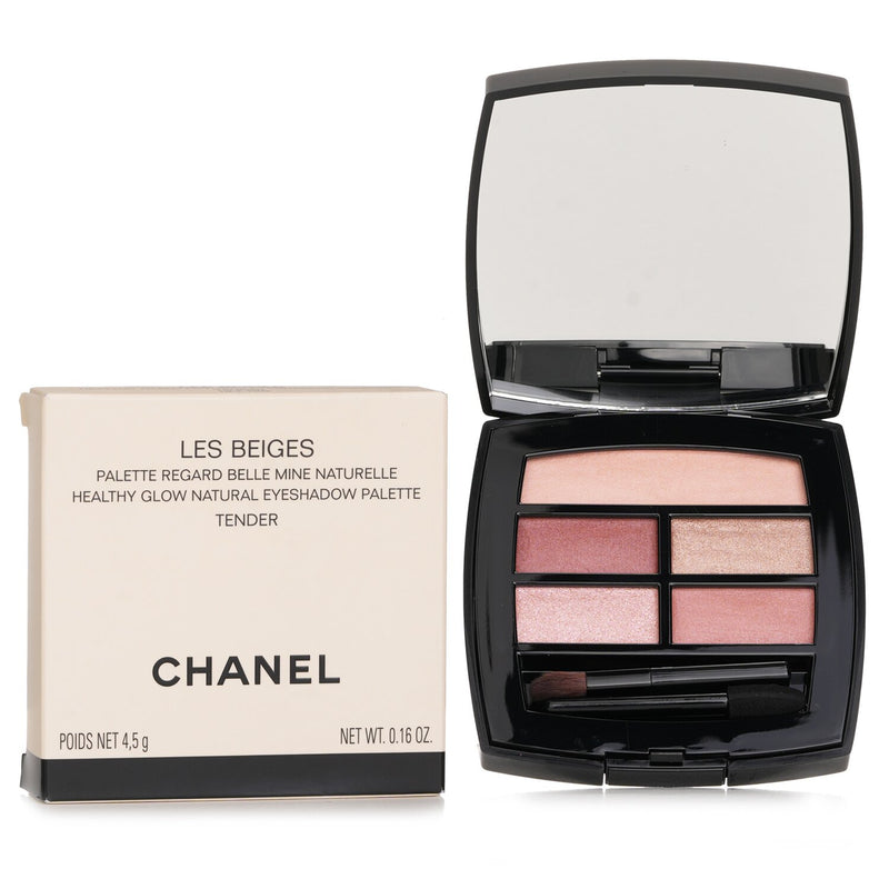シャネル  Les Beiges Beiges Healthy Glow Natural Eyeshadow Palette - # Tender   4.5g