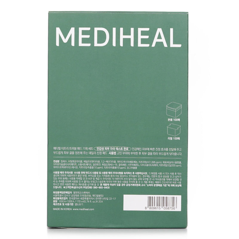 メディヒール  TeaTree Trouble Pad    100pcs +100pcs