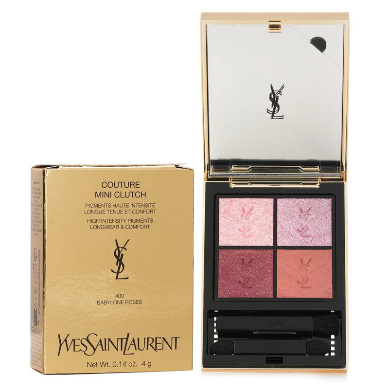 イヴサンローラン  Couture Mini Clutch Eyeshadow Palette - # 400 Babylone Roses   4g