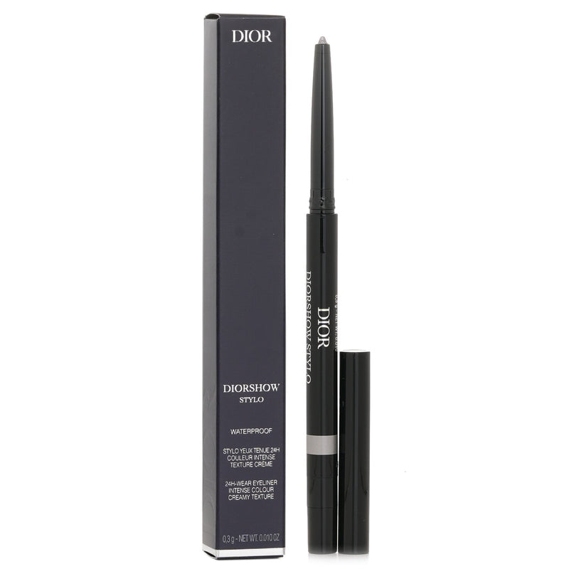 ディオール  Diorshow Stylo 24H Wear Waterproof Creamy Eyeliner - # 076 Pearly Silver   0.3g