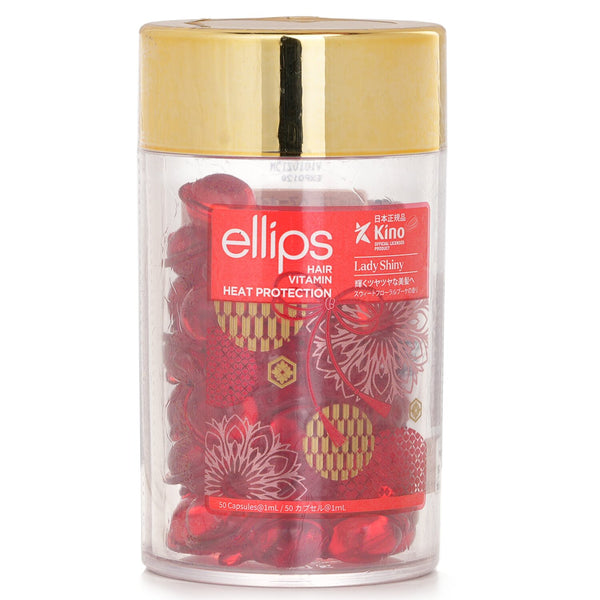 エリップス  Hair Vitamin Heat Protection Oil - Lady Shiny (Red)   50capsules x1ml