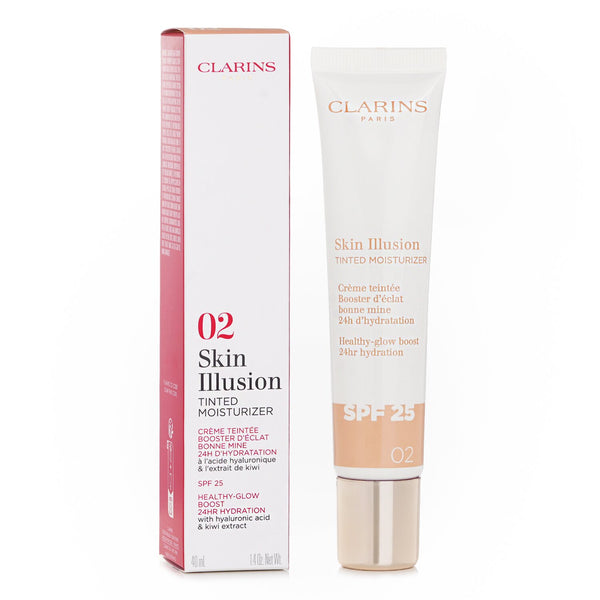 クラランス  Skin Illusion Tinted Moisturizer SPF 25 - # 2   40ml