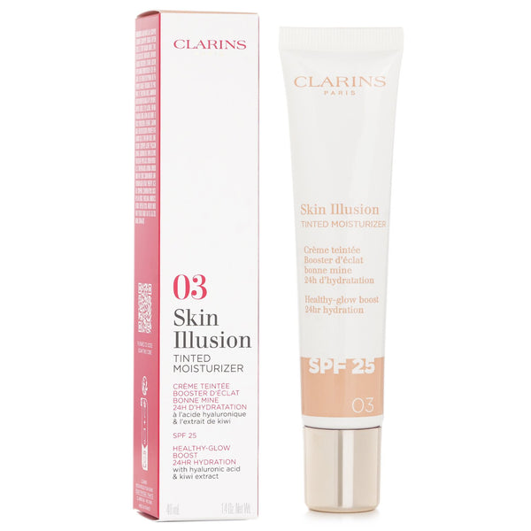 クラランス  Skin Illusion Tinted Moisturizer SPF 25 - # 3   40ml
