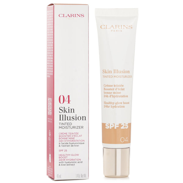 クラランス  Skin Illusion Tinted Moisturizer SPF 25 - # 4   40ml