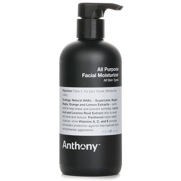 アンソニー  Logistics For Men All Purpose Facial Moisturizer   473ml/16oz